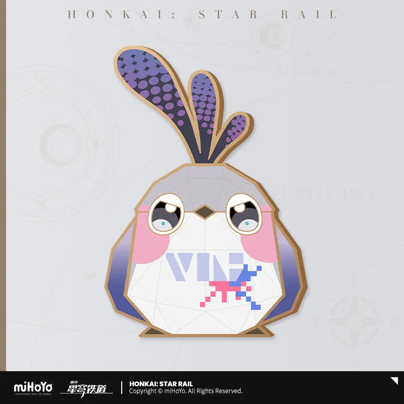 Honkai: Star Rail Origami Bird Clash Series Metal Bookmark