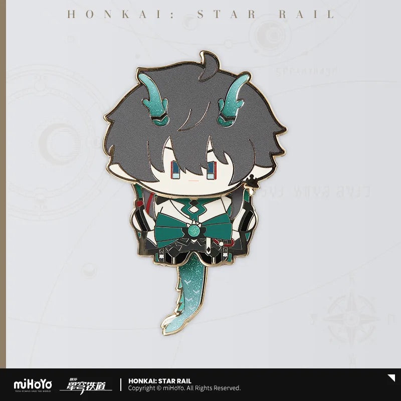 Honkai: Star Rail Chibi Doll Series Tinplate Badge