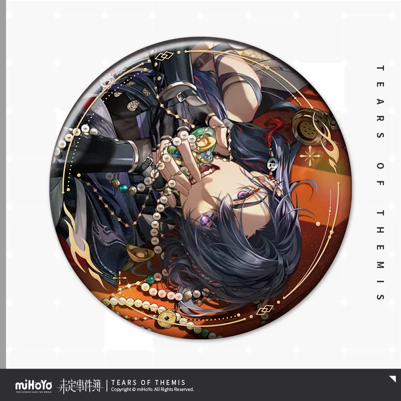 Tears of Themis Omni Spirits Bureau: Dark Fates Series Tinplate Badge