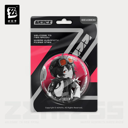 Zenless Zone Zero Cinema Series Reflective Badge - Belobog Heavy Industries