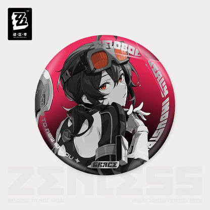 Zenless Zone Zero Cinema Series Reflective Badge - Belobog Heavy Industries