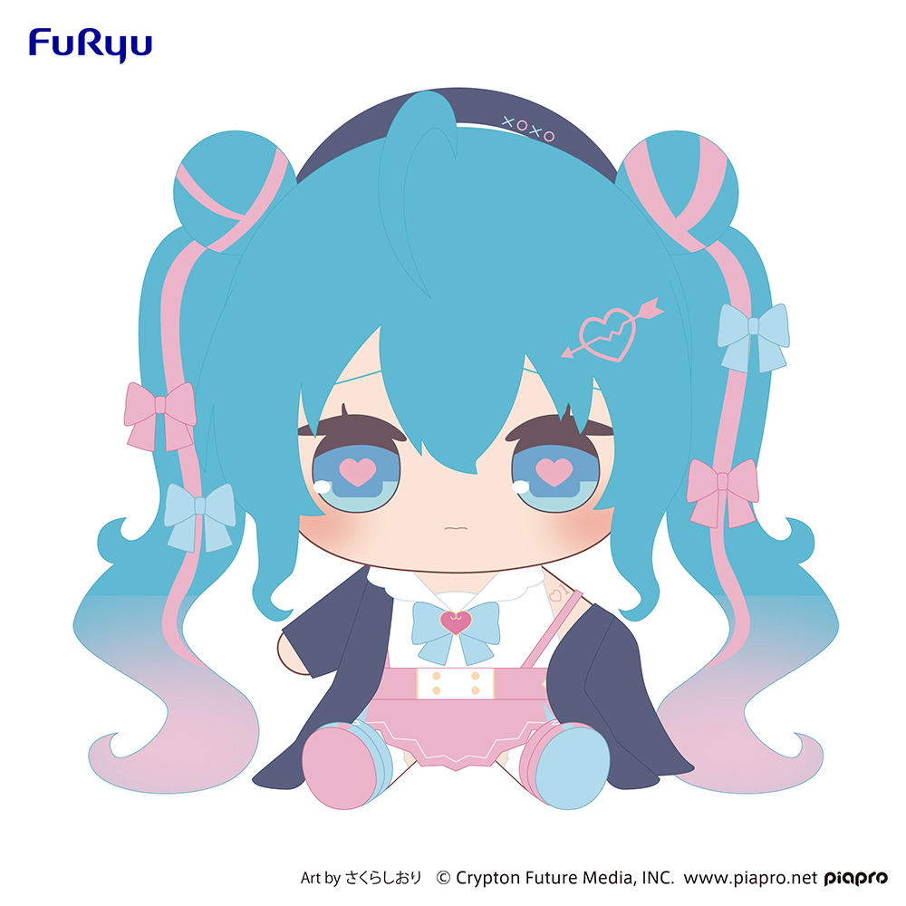 Hatsune Miku Love Sailor KYURUMARU BIG  Plush Toy