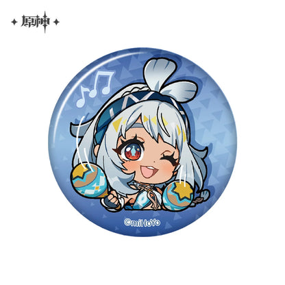 Genshin Impact Chibi Character Series Badge Natlan