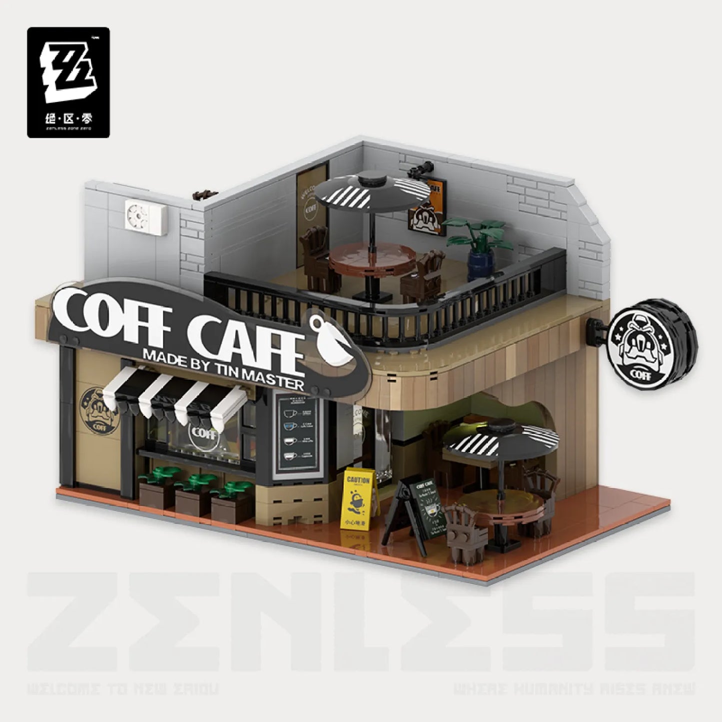 Zenless Zone Zero Sixth Street Series Street Scene Building Blocks/Lego Vol.1