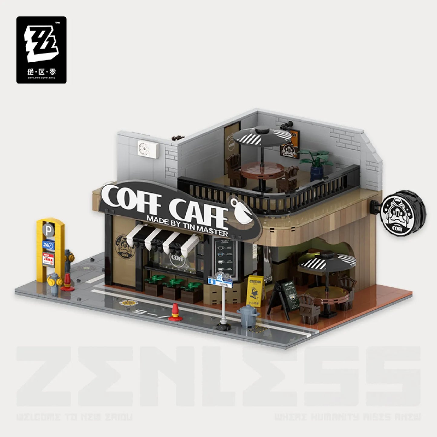 Zenless Zone Zero Sixth Street Series Street Scene Building Blocks/Lego Vol.1