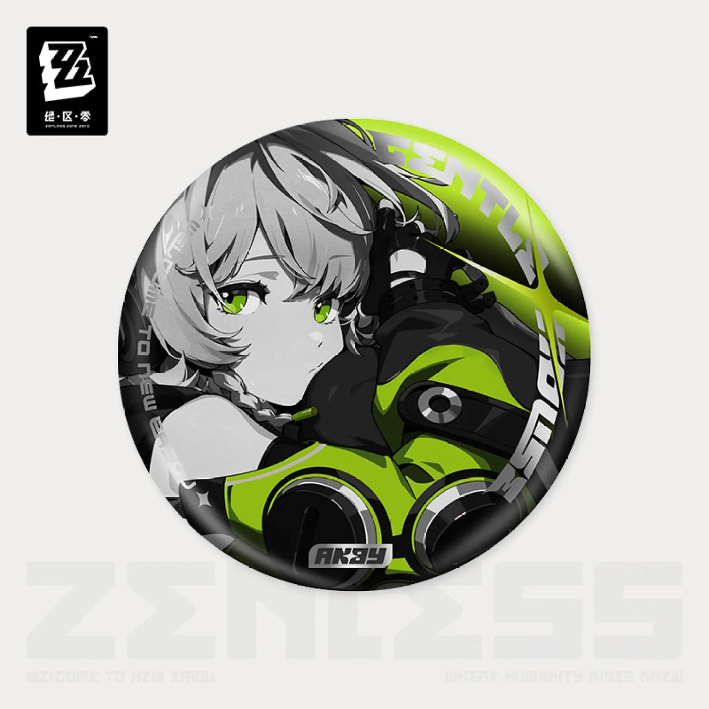 Zenless Zone Zero Cinema Series Reflective Badge - Cunning Hares