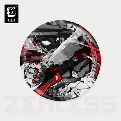 Zenless Zone Zero Cinema Series Reflective Badge - Cunning Hares