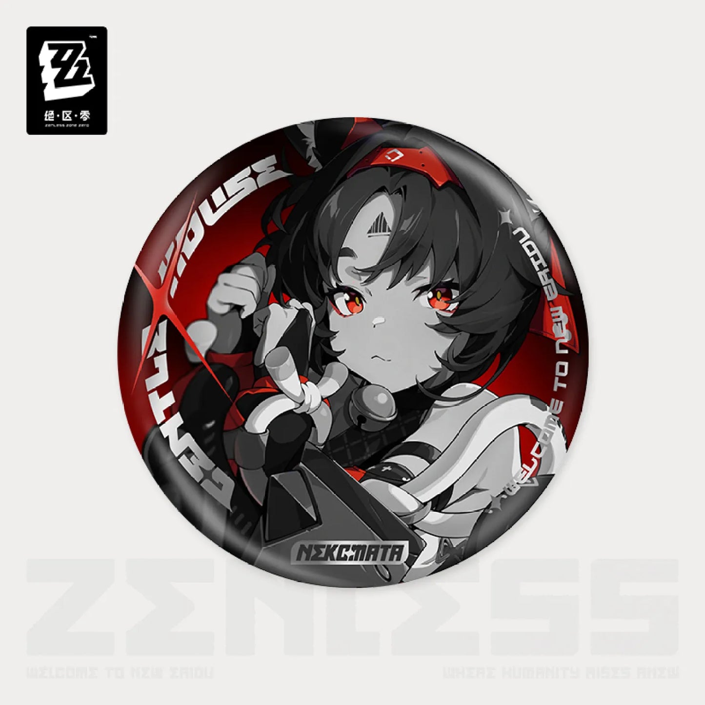 Zenless Zone Zero Cinema Series Reflective Badge - Cunning Hares