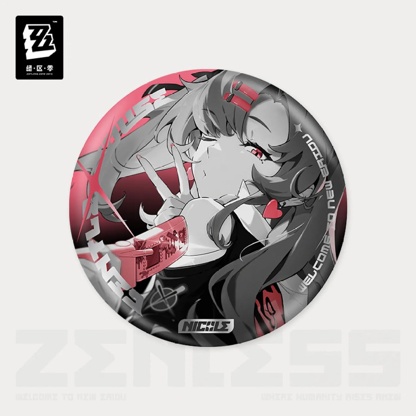 Zenless Zone Zero Cinema Series Reflective Badge - Cunning Hares