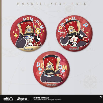 Pom-Pom Exhibition Series Pom-Pom Mini Tinplate Badge Set