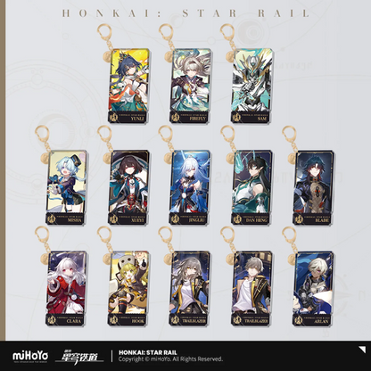 Honkai: Star Rail The Destruction Character Warp Artwork Acrylic Keychain