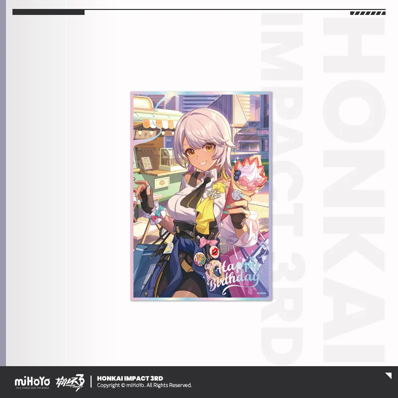 Honkai Impact 3rd Birthday Greeting Series PET Shikishi Cardboard