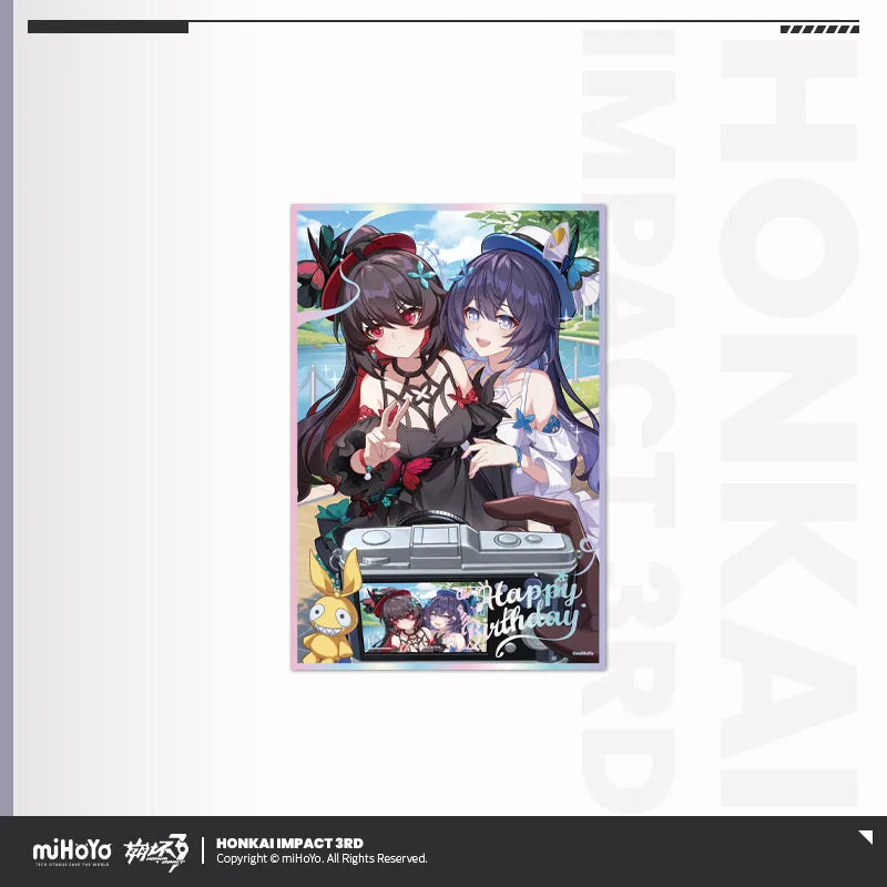 Honkai Impact 3rd Birthday Greeting Series PET Shikishi Cardboard