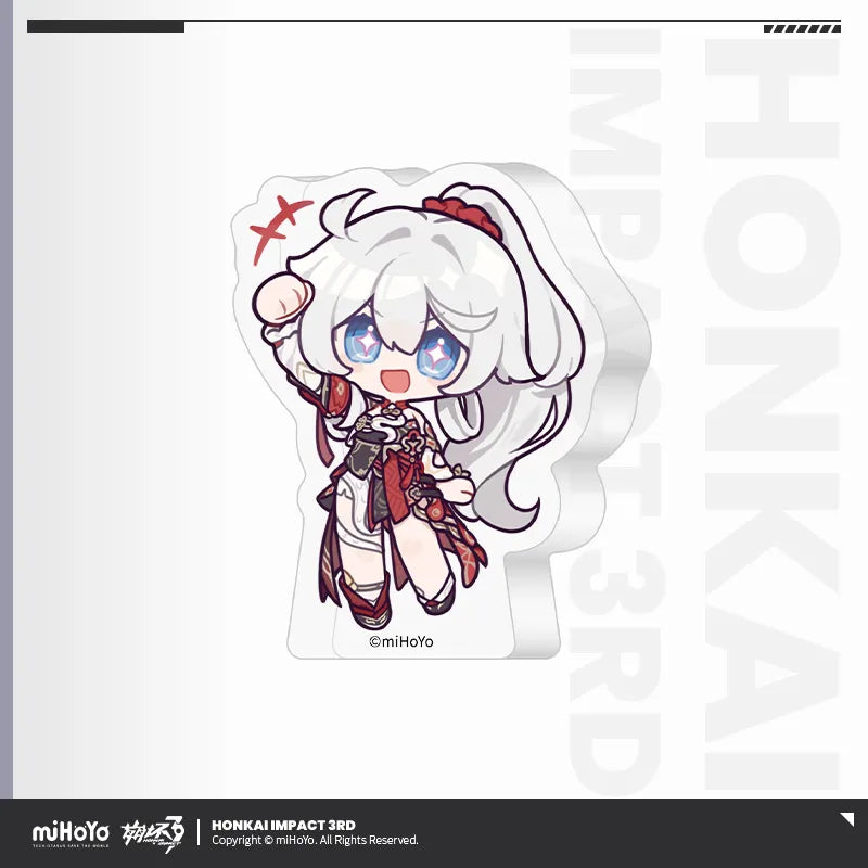 Drumming In New Resolutions Series Chibi Mini Acrylic Thick Stand