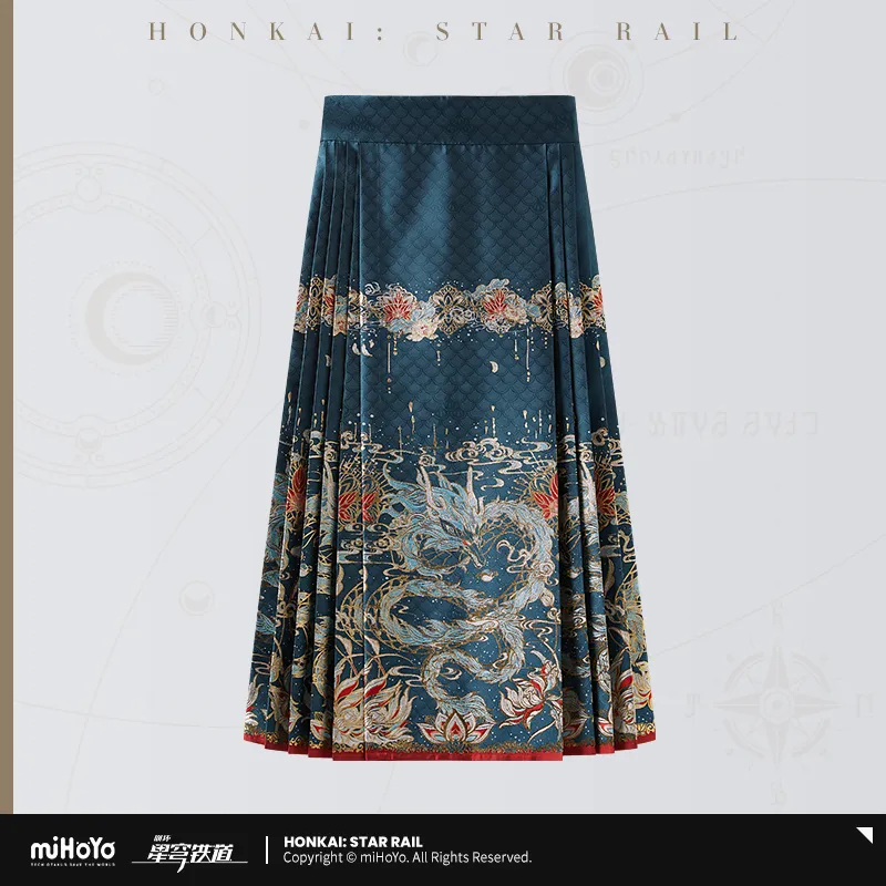 Dan Heng • Imbibitor Lunae Theme Impression Series Zipper Mian Skirt