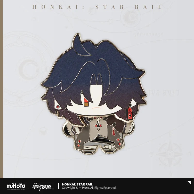 Honkai: Star Rail Chibi Doll Series Tinplate Badge