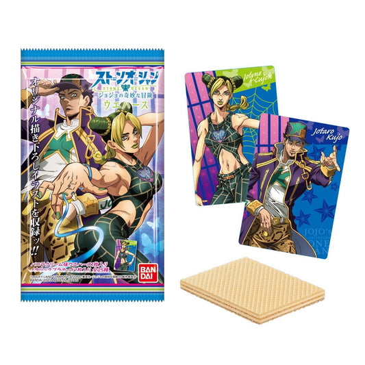 Jojo's Bizarre Adventure Wafers (w/ laser collection card)